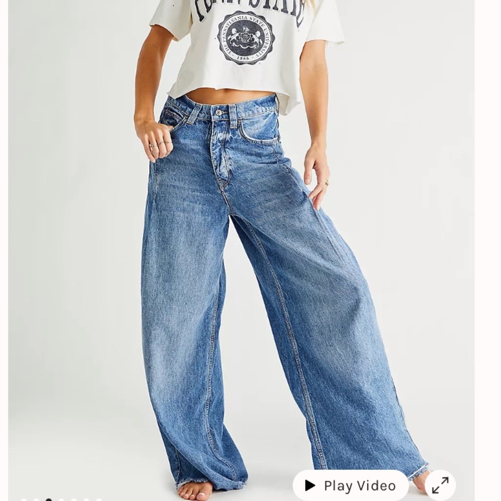Free People Old West Slouchy Jeans